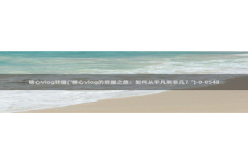 糖心vlog删除：糖心vlog转圈(\